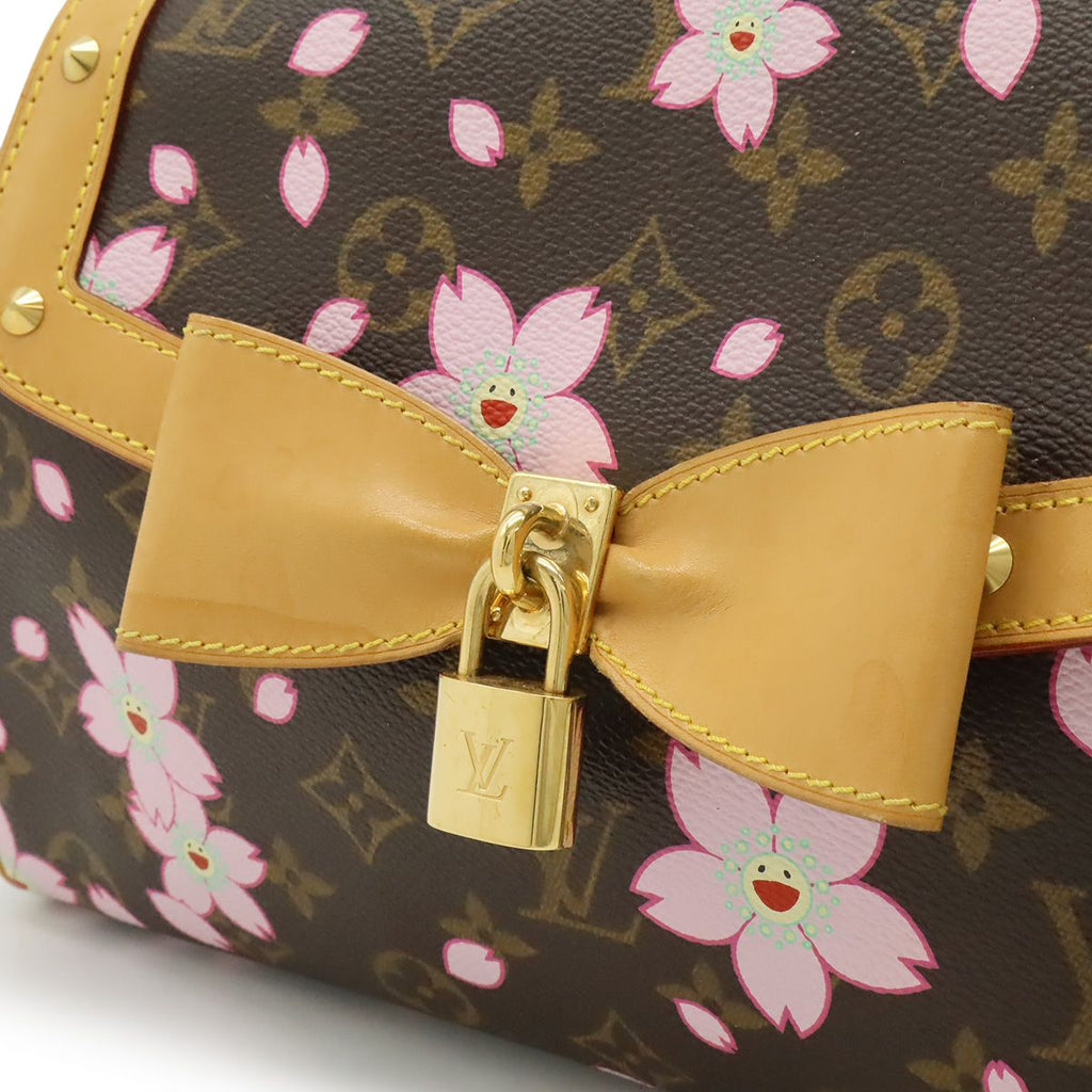 Louis Vuitton Monogram Cherry Blossom Sac Retro PM Handbag Takashi Murakami — view 9