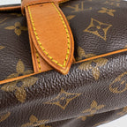 Louis Vuitton Saumur 35 Crossbody Shoulder Bag Monogram Brown — view 3