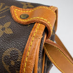 Louis Vuitton Saumur 35 Crossbody Shoulder Bag Monogram Brown — view 7