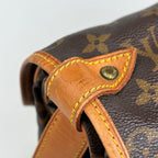 Louis Vuitton Saumur 35 Crossbody Shoulder Bag Monogram Brown — view 8
