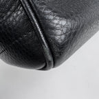 Loewe Heritage Small Tote Logo Leather Black — view 3