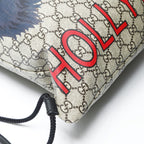 Gucci GG Supreme Drawstring Wolf Backpack — view 5