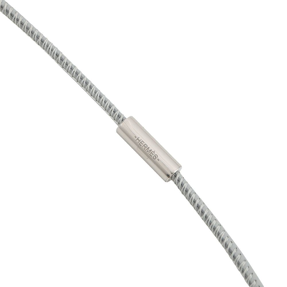 Hermes Necklace Equipe Buffalo Horn Pink Gray — view 5