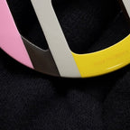 Hermes Necklace Equipe Buffalo Horn Pink Gray — view 7