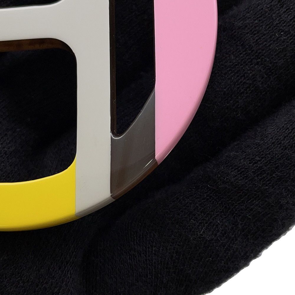Hermes Necklace Equipe Buffalo Horn Pink Gray — view 6