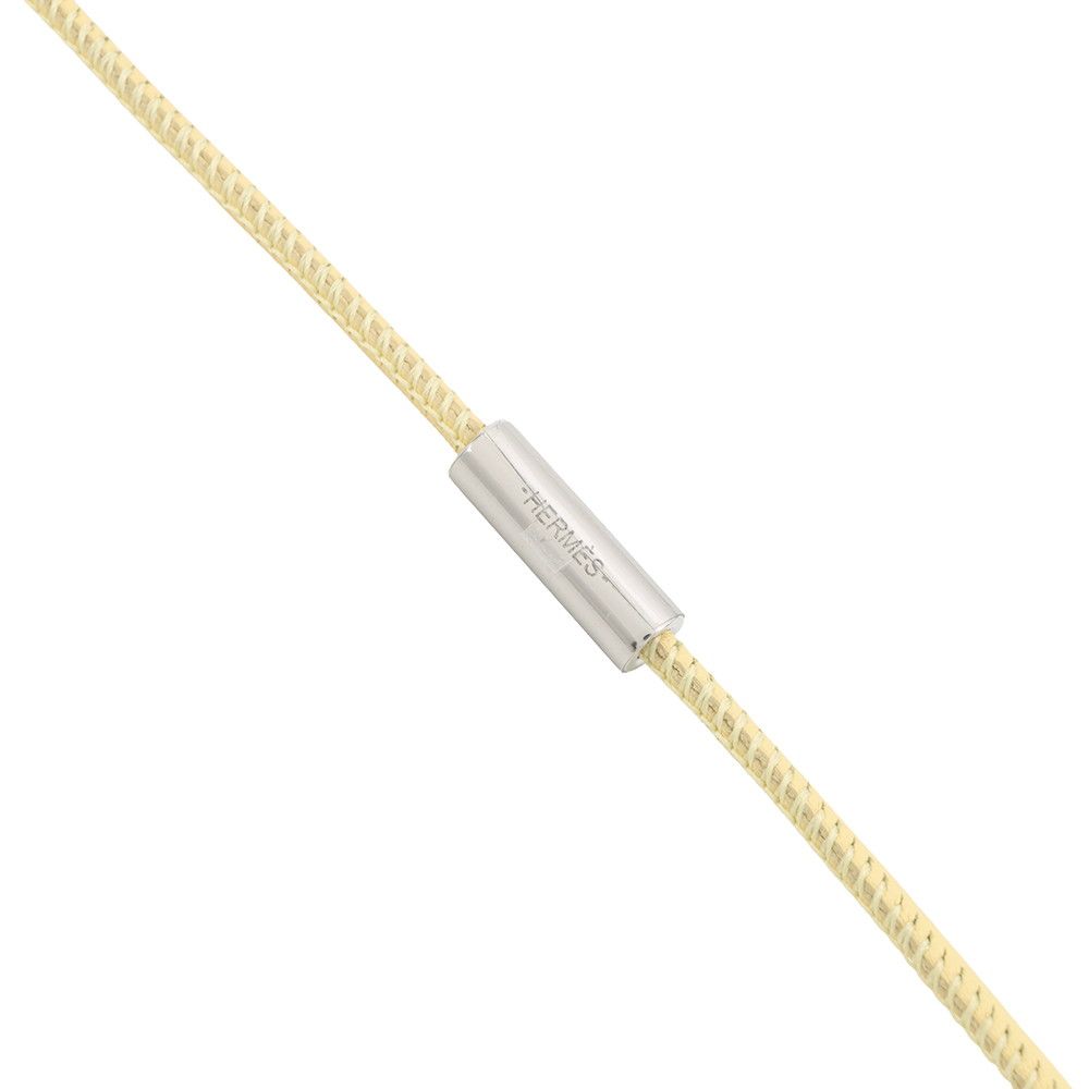 Hermes Necklace Equipe Nautic Buffalo Horn Lavender-yellow — view 5
