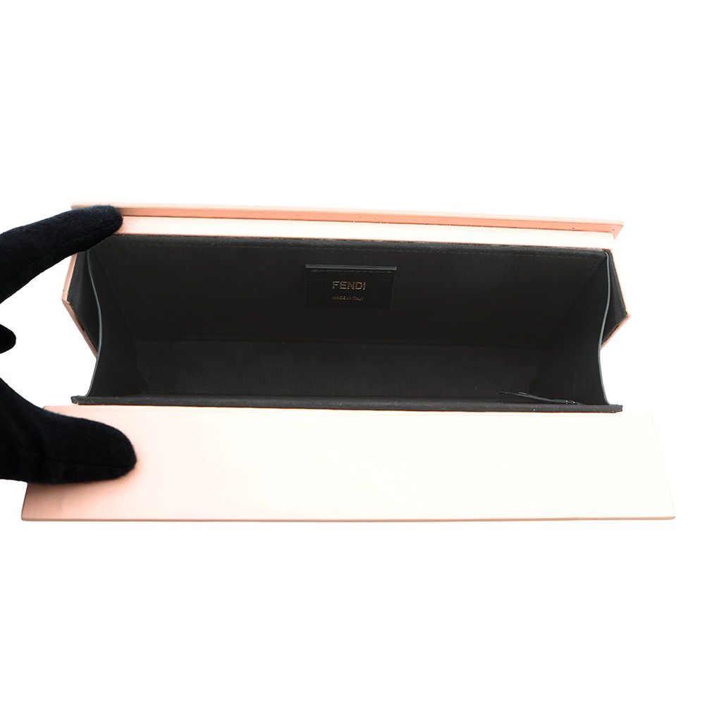 Fendi Shoulder Bag Box Oriental Logo Leather 2-Way — view 5