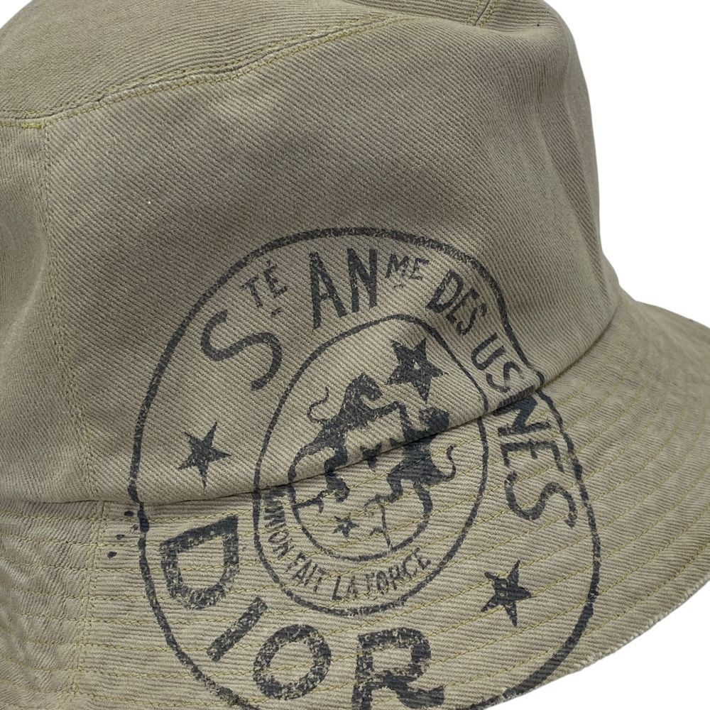 Dior Bucket Hat Union Bob Beige Vintage Wash — view 8