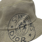 Dior Bucket Hat Union Bob Beige Vintage Wash — view 8