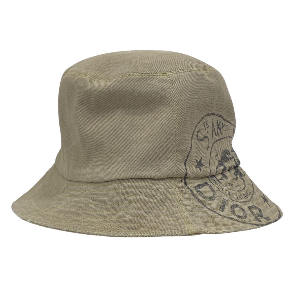 Dior Bucket Hat Union Bob Beige Vintage Wash — view 4