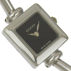 Gucci Stainless Steel Quartz Analog Display Black Dial Watch — view 3