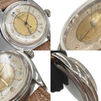 Rolex Oyster Perpetual Bubble Back Gold Silver Watch — view 7