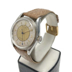 Rolex Oyster Perpetual Bubble Back Gold Silver Watch — view 2