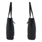 Prada Tessuto Black Silver Nylon Tote — view 7