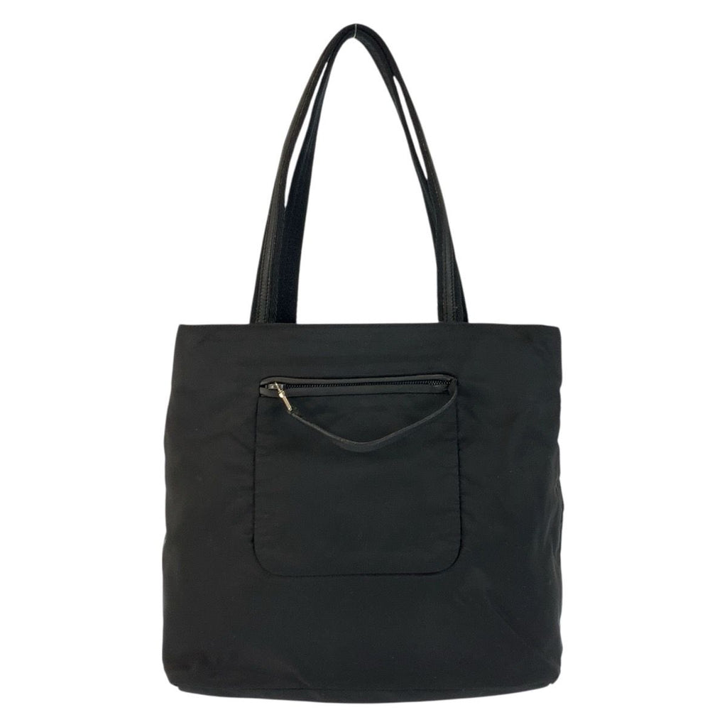Prada Tessuto Black Silver Nylon Tote — view 2