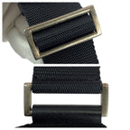 Prada Tessuto Black Silver Nylon Leather Shoulder Bag — view 5