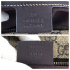 Gucci Beige Brown Gold GG Supreme Canvas Shoulder Bag — view 4