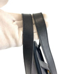 Dior Vintage Trotter Navy Gold Leather Handbag — view 8