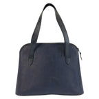 Dior Vintage Trotter Navy Gold Leather Handbag — view 2
