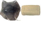 Bottega Veneta Intrecciato Ivory Leather Tote — view 9