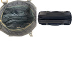 Prada Tessuto Navy Silver Nylon Leather Tote — view 9