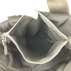 Bottega Veneta Black Silver Nylon Tote — view 8