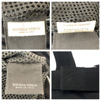 Bottega Veneta Black Silver Nylon Tote — view 4