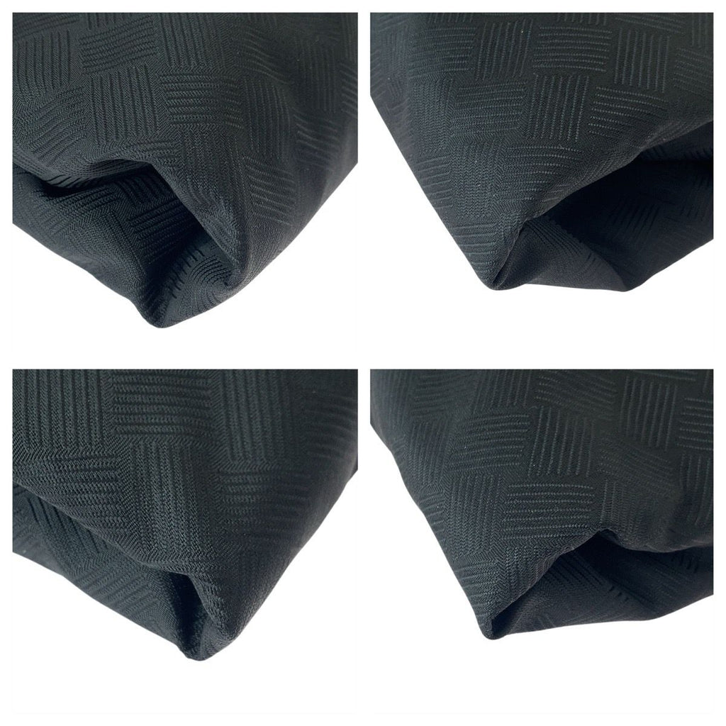 Bottega Veneta Black Silver Nylon Tote — view 3