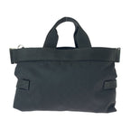 Bottega Veneta Black Silver Nylon Tote — view 2
