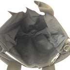 Bottega Veneta Black Silver Nylon Tote — view 7