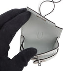 Hermes Bag Charm Kelly Festival Gripantin Silver Swift Gripantan — view 5