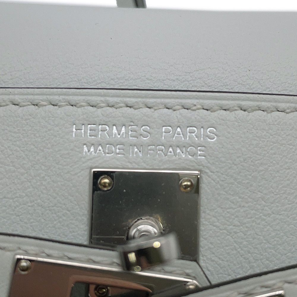 Hermes Bag Charm Kelly Festival Gripantin Silver Swift Gripantan — view 7