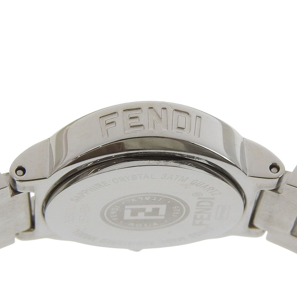 Fendi Orologi Stainless Steel Quartz Analog Display Orange Dial Watch — view 7
