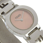 Fendi Orologi Stainless Steel Quartz Analog Display Orange Dial Watch — view 3