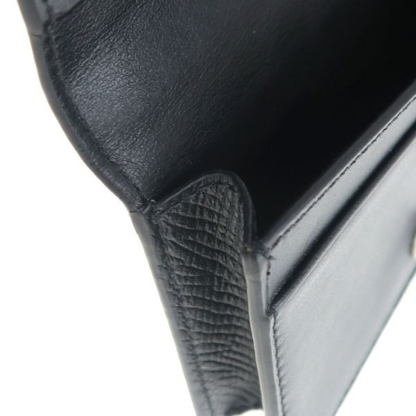 Celine Business Card Holder Grained Calfskin — view 8