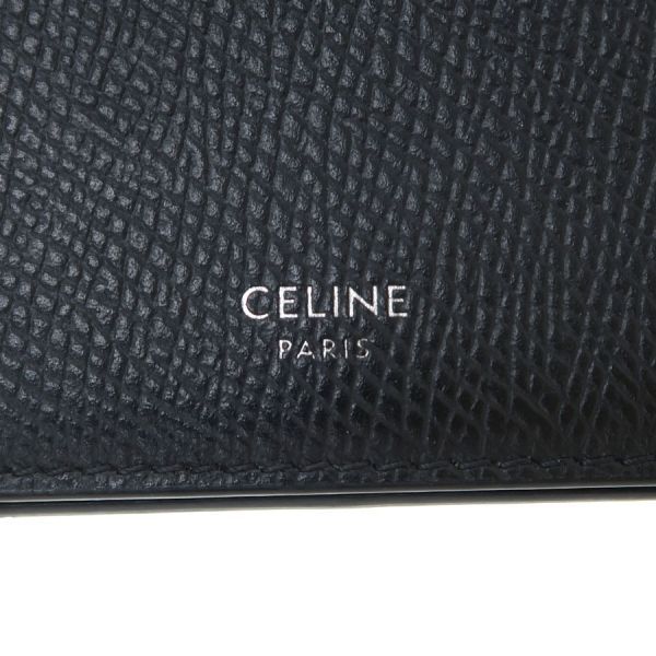 Celine Business Card Holder Grained Calfskin — view 9