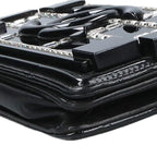Chanel CC Filigree Logo Patent Chain Shoulder Bag — view 4