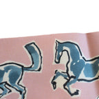 Hermes Twilly Freedom Horse Silk Pink Scarf — view 7