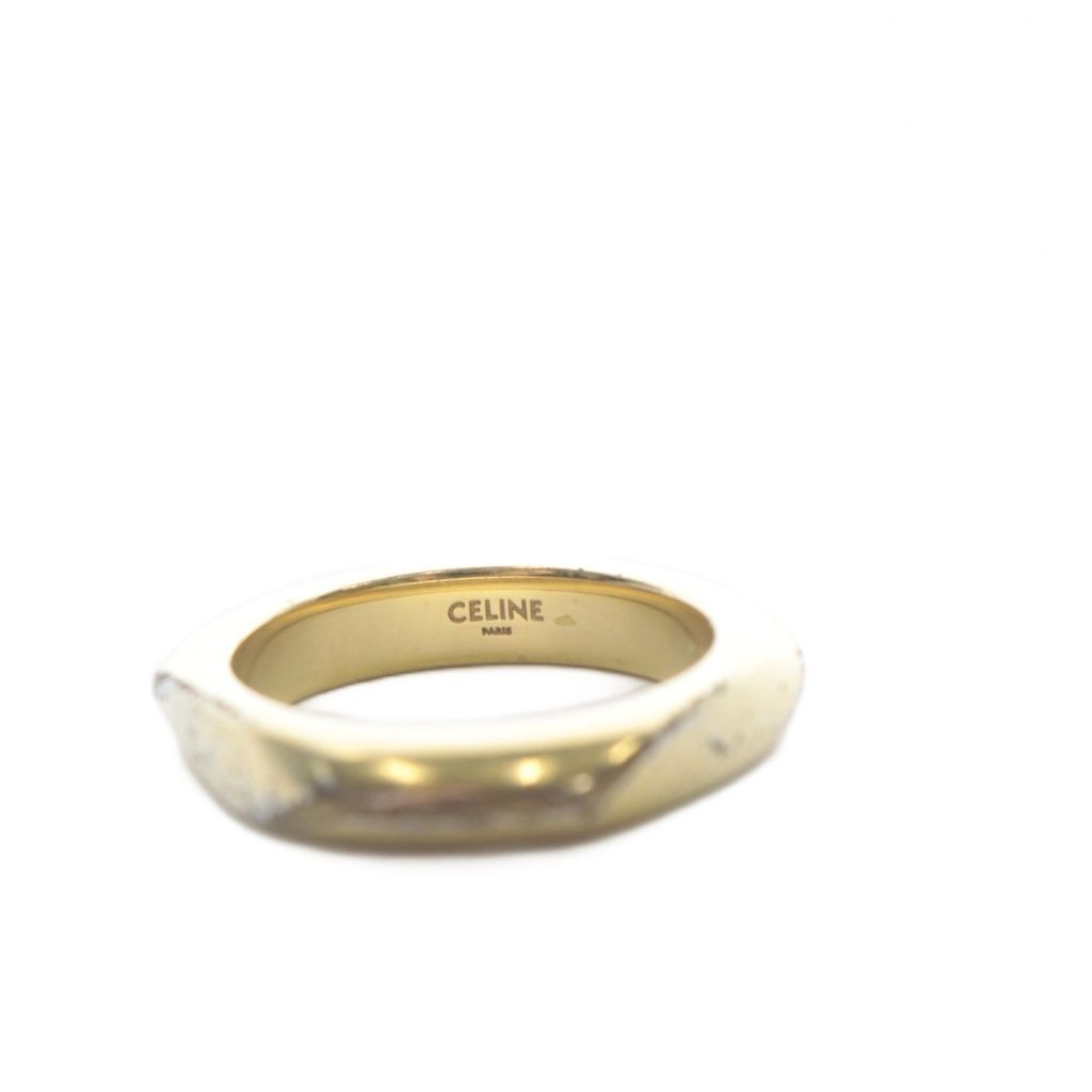 Celine Triangle Ring Gold — view 6