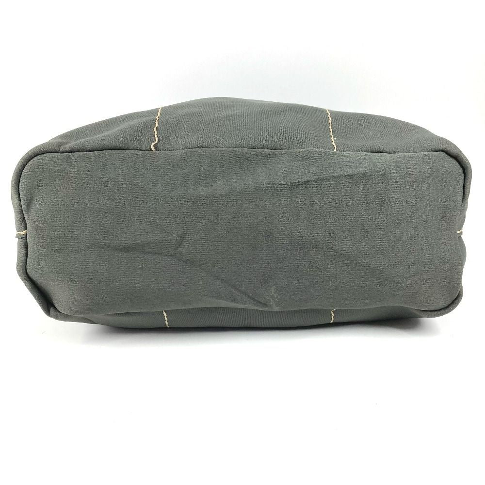 Prada Shoulder Bag Logo Gray Khaki — view 5