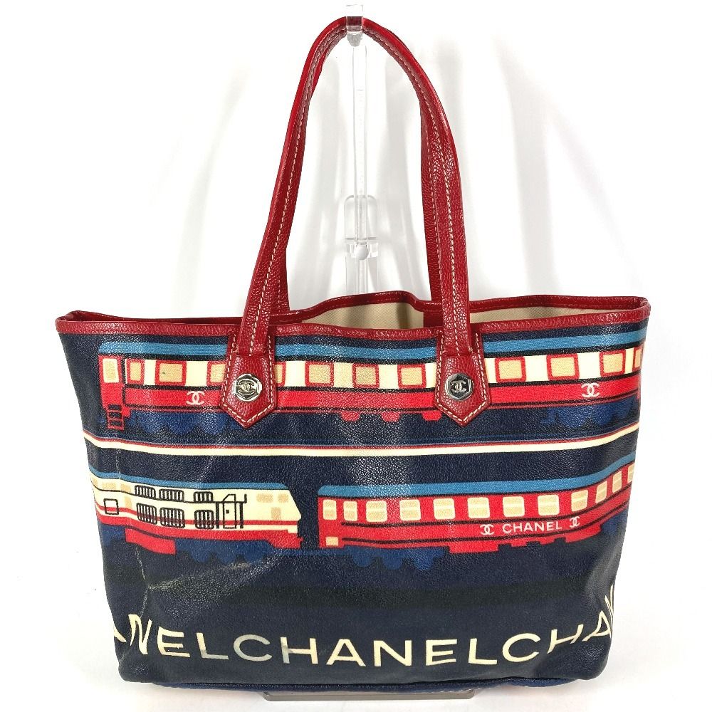 Chanel Tote Central Station Leather Red — view 2