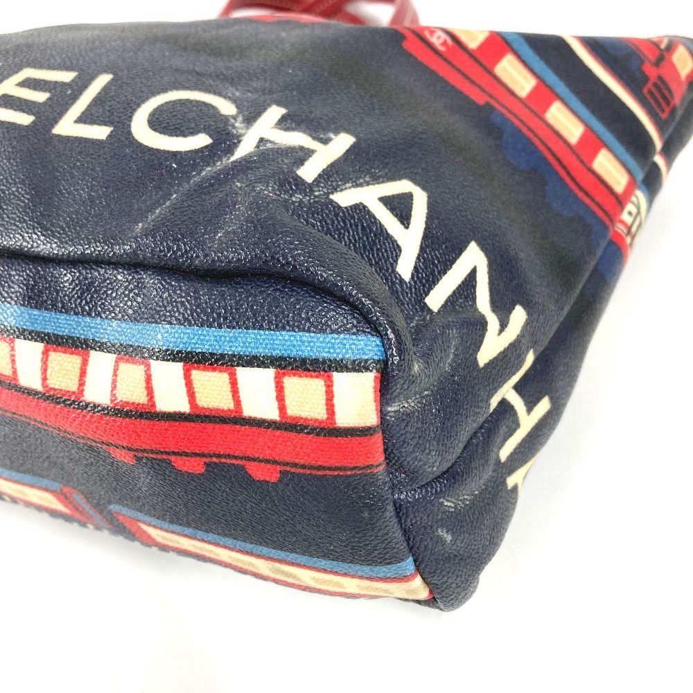 Chanel Tote Central Station Leather Red — view 6