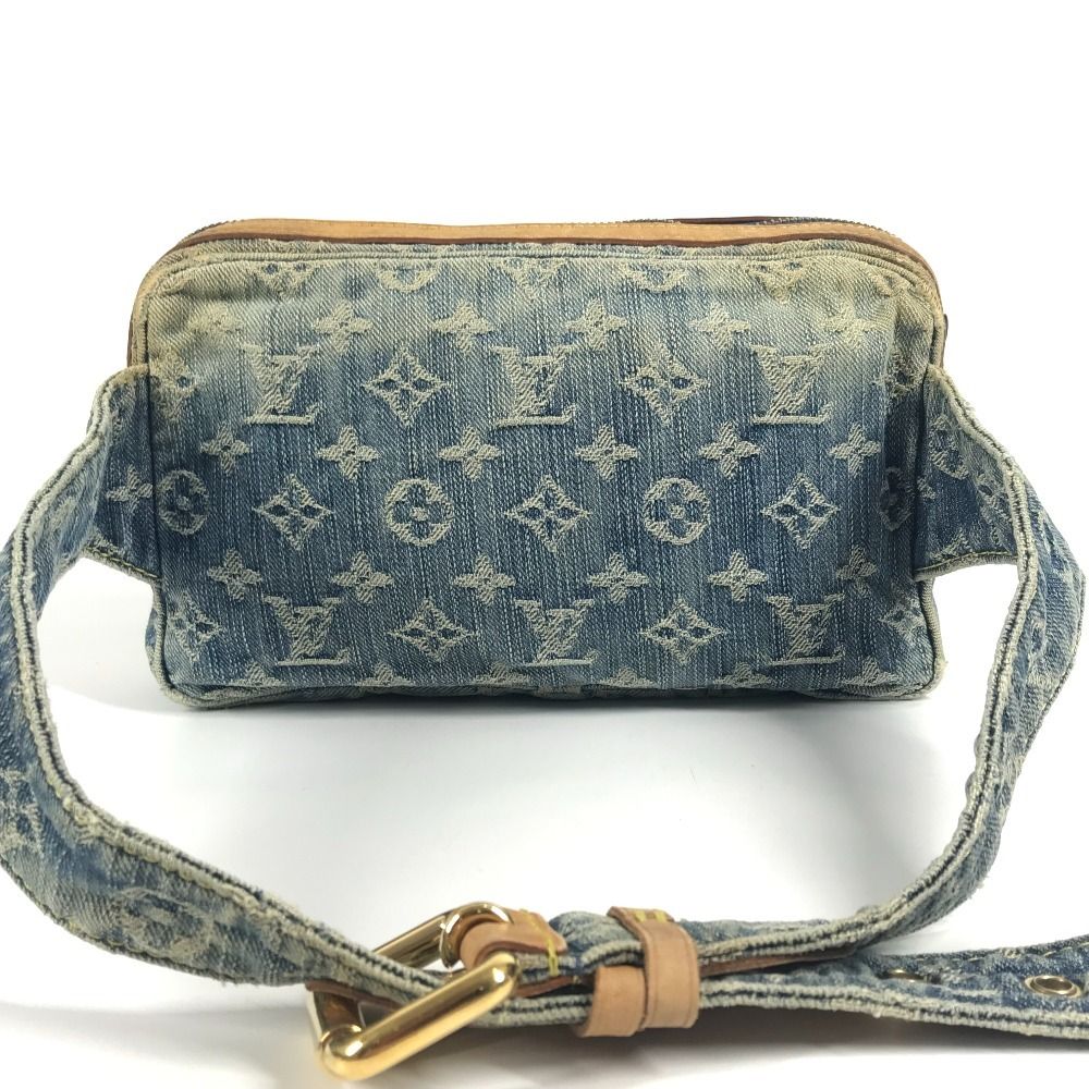 Louis Vuitton Waist Bag Monogram Denim Canvas Blue — view 2