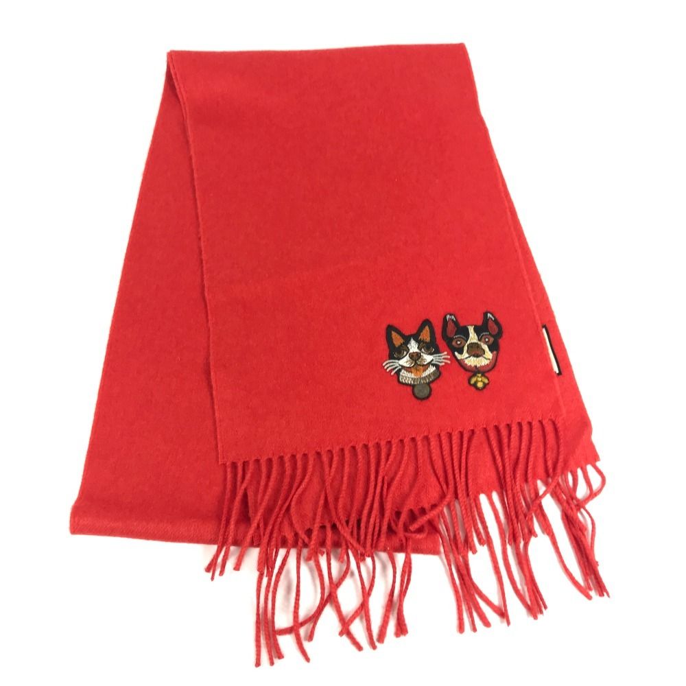 Gucci Scarf Bosco Cashmere Red — view 2
