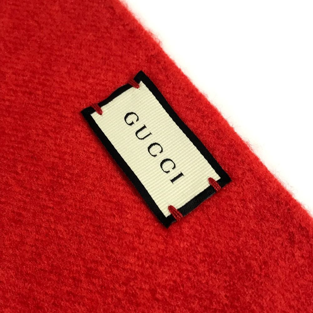 Gucci Scarf Bosco Cashmere Red — view 5