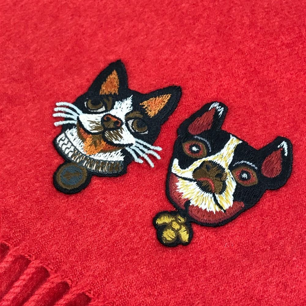 Gucci Scarf Bosco Cashmere Red — view 4