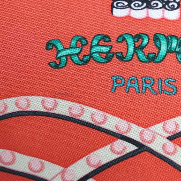 Hermes Carre 90 Paperoles Scarf — view 4