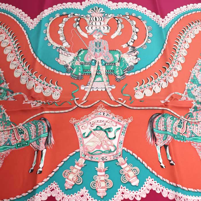 Hermes Carre 90 Paperoles Scarf — view 3