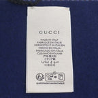 Gucci Logo Scarf Camel Navy — view 4