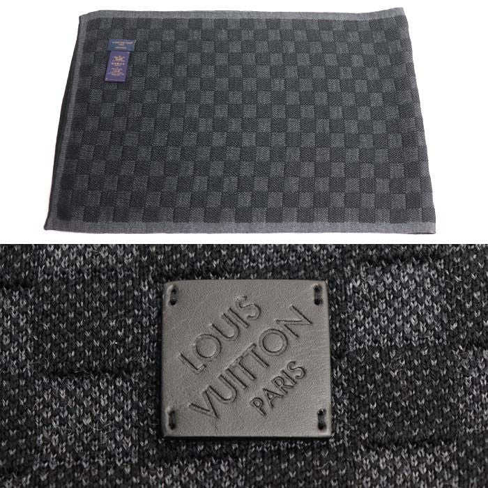 Louis Vuitton Neo Petit Damier Scarf Black — view 3